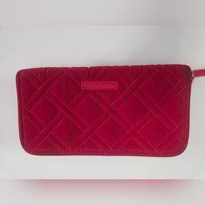 Vera Bradley Red Quilted Clutch